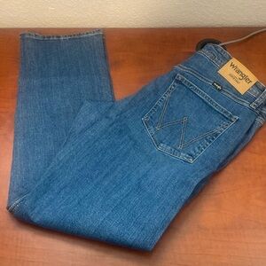 Wrangler Men's Regular Fit Regular at Seat & Thigh Pants, Blue, Size 34X32
